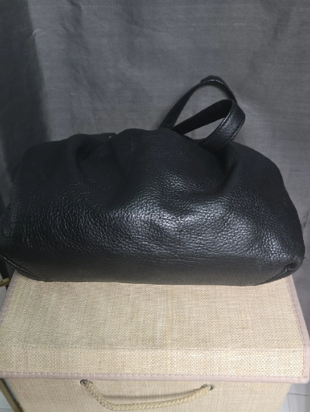 Michael Kors Black Pebbled Leather Hobo with Gold Hardware and Tassels - Picture 4 of 12